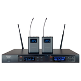 AT-5220 | 2 Channel Wireless Microphone System with Lavaliere