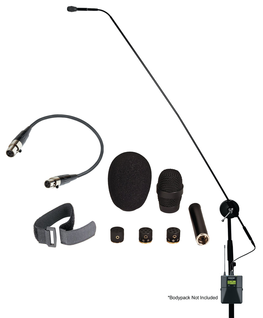 Offers wireless microphone